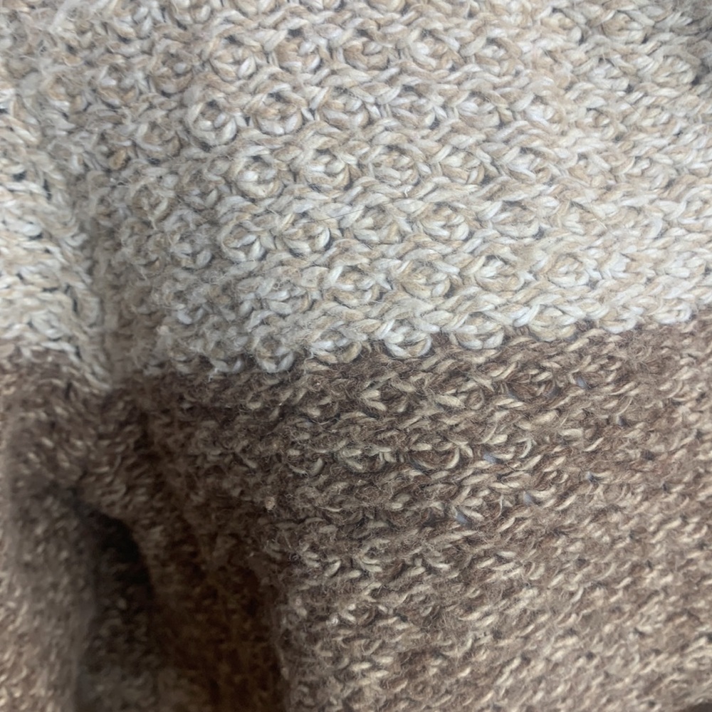 Color Block Button Up Sweater - image 7